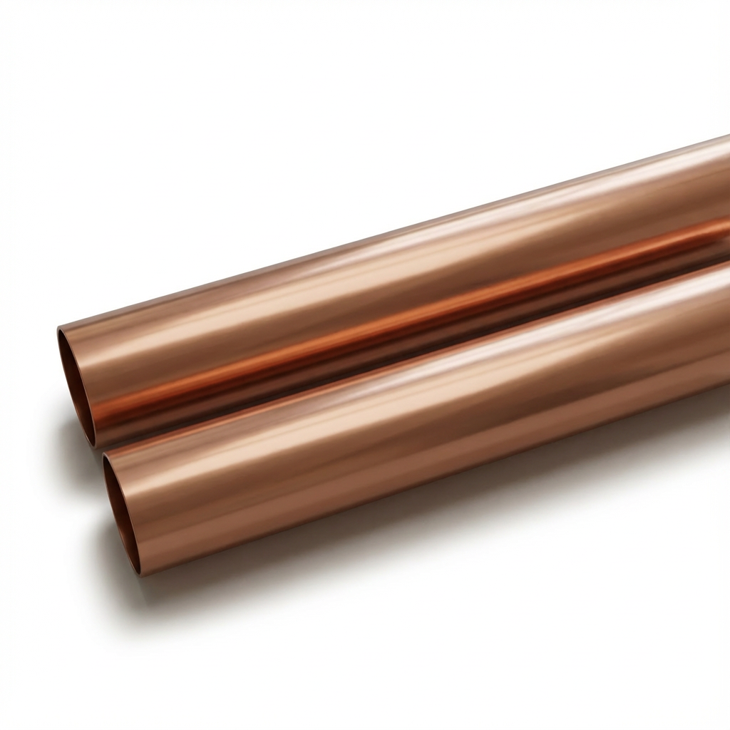 Cold-rolled/cold-drawn silver-copper tubes