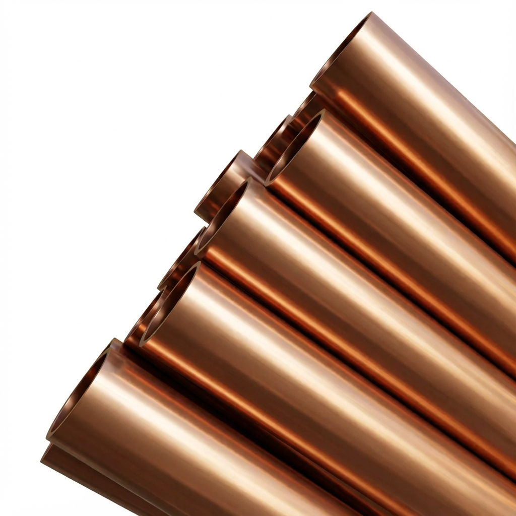 Extra-large diameter copper tube with an outer diameter > 54mm