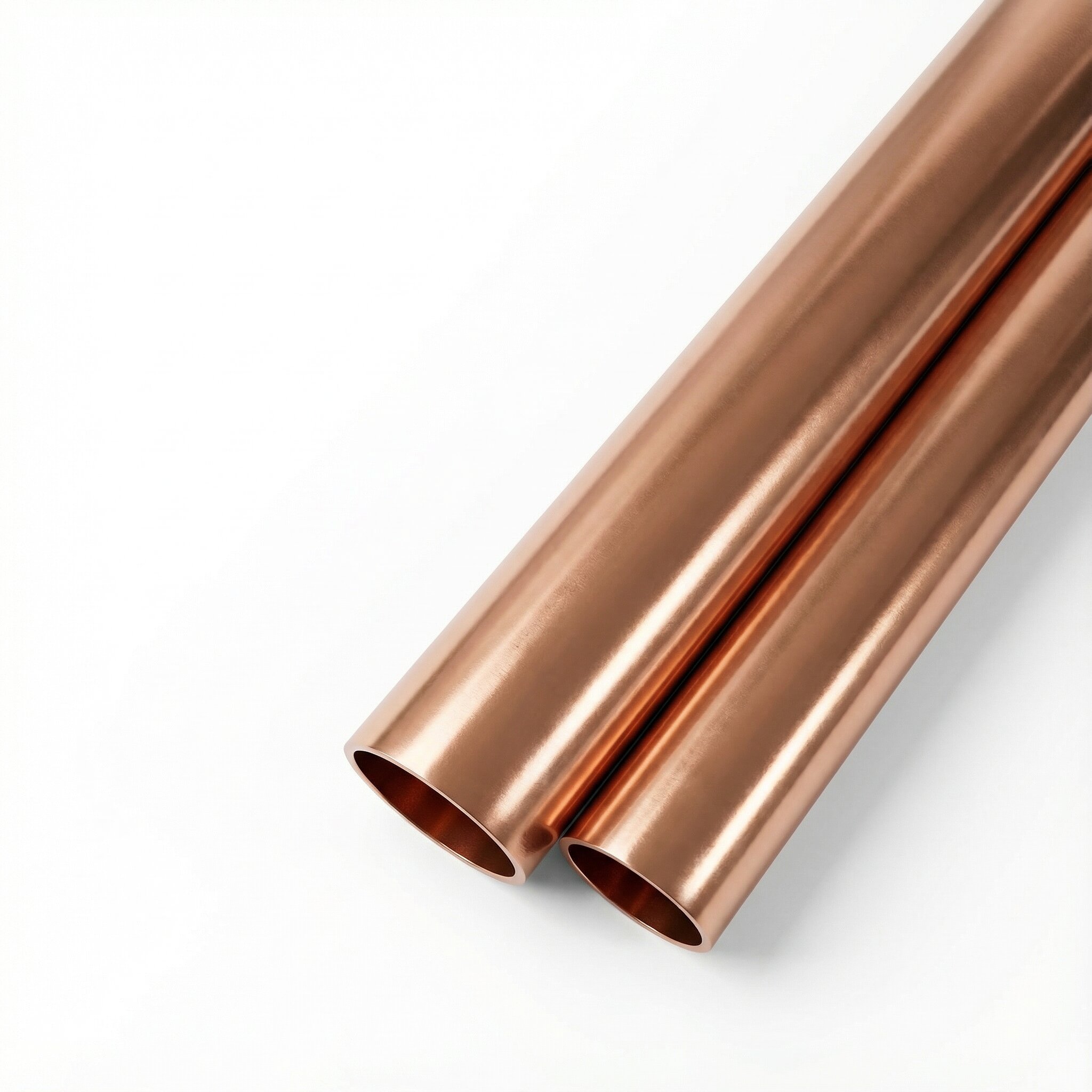 Large copper tubes with an outer diameter of 28-54mm
